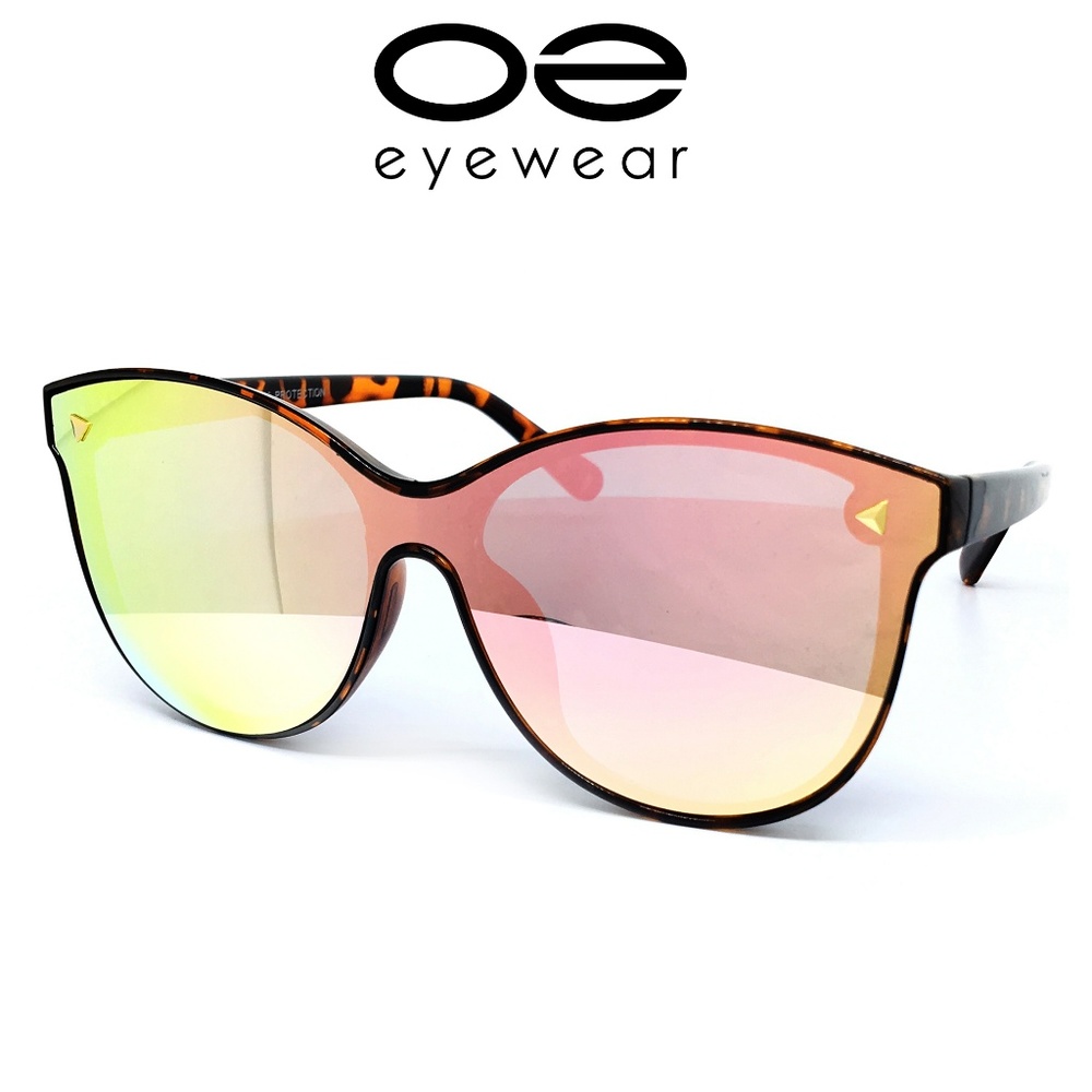 O2 Eyewear 7123 Oversize Shield Sunglasses(RG)